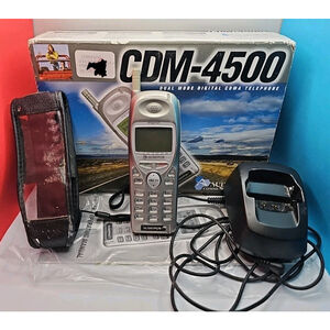 Vintage 90s Y2K Audiovox CDM-4500 Digital CDMA Telephone Movie Prop 1999 Works